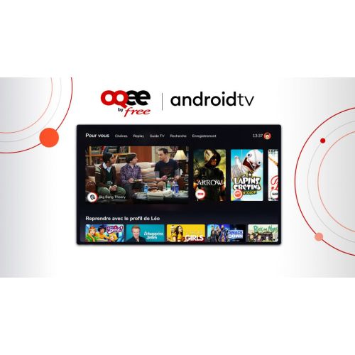 Free décline son application OQEE TV pour les téléviseurs et Box Android TV