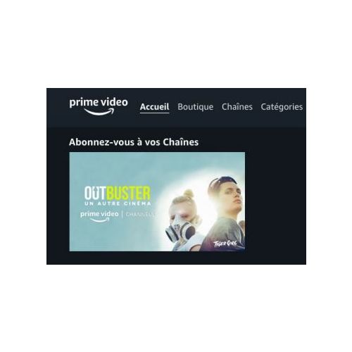 La plateforme Outbuster rejoint Amazon Prime Vidéo le 23 avril