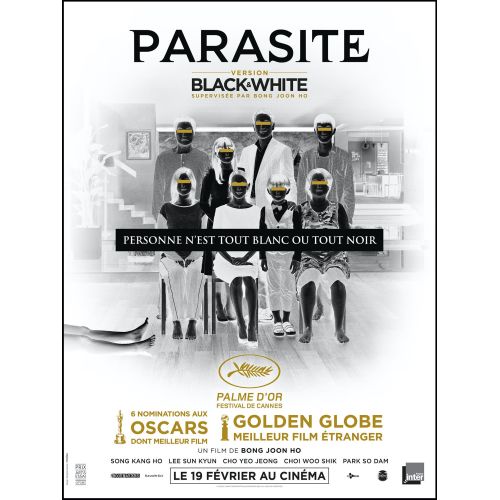 Parasite : De retour au cinéma en Noir et Blanc à partir du 19 février
