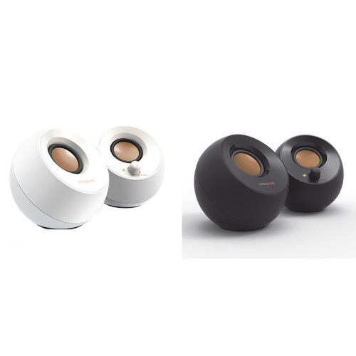 Creative Pebble : Nouvelles enceintes de bureau minimalistes 2.0