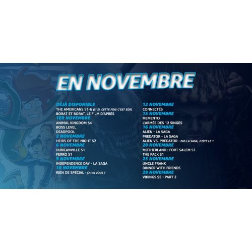 Amazon Prime Vidéo : Le programme de novembre 2020 !