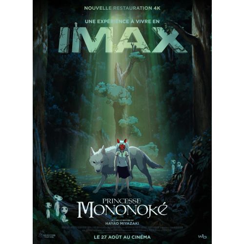 Princesse Mononoké (1997) restauré en 4K et de retour en IMAX dès le 27 août en France