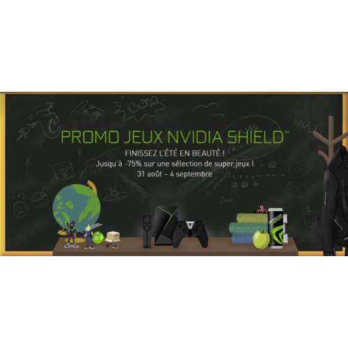 NVIDIA Shield : Promotions de rentrée jusqu'au 4 septembre