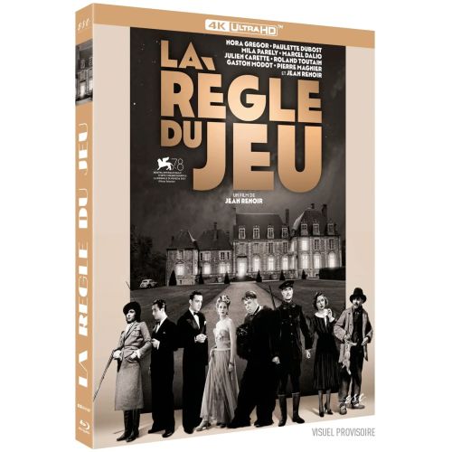 La Règle du Jeu (1939) de Jean Renoir en 4K Ultra HD Blu-ray le 17 août en France