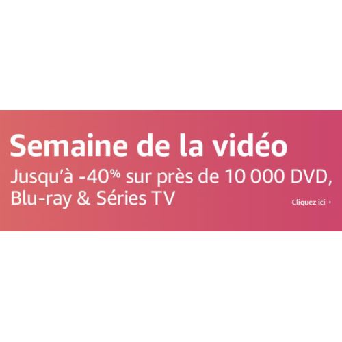 DERNIER WEEK-END : Semaine de la Vidéo (Sélection 4K Ultra HD Blu-ray)
