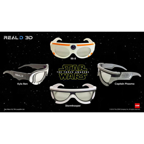 RealD : Des lunettes 3D relief spéciales Star Wars 7