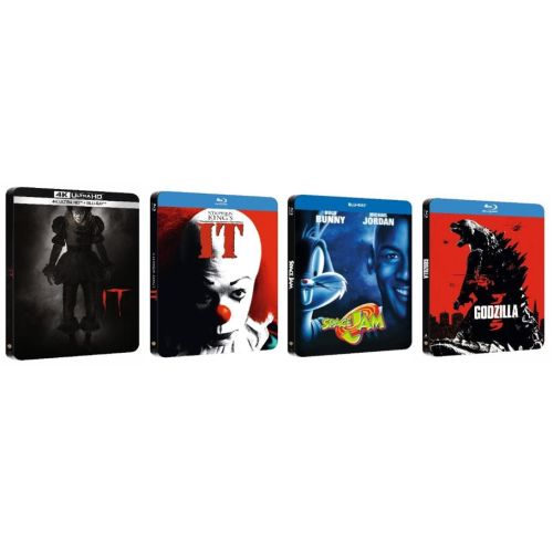 Ça, Space Jam et Godzilla réédités au format Steelbook chez Warner France