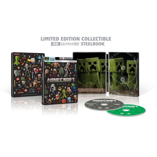 Minecraft, le film (2025) attendu le 6 août en Steelbook 4K Ultra HD Blu-ray