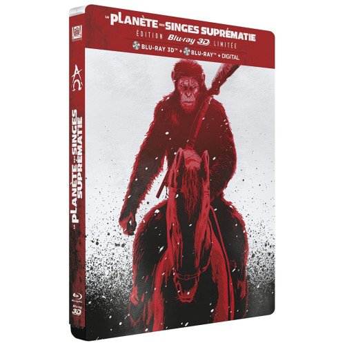 La Planète des Singes : Suprématie en Ultra Blu-ray et Steelbook Blu-ray 3D