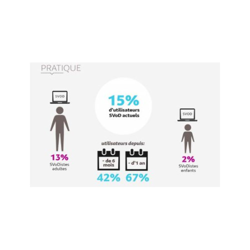 La SVOD en France touche 15% des internautes