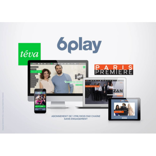 Paris Première et Téva accessibles via 6Play