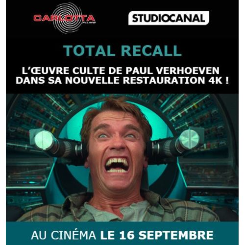 Total Recall (Restauration 4K) : Au cinéma en France le 16 septembre