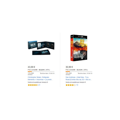 MAJ : Nolan, Mad Max, San Andreas... Ventes Flash Blu-ray du jour !