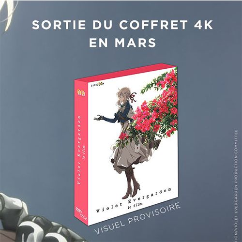 Violet Evergarden : Le film en 4K Ultra HD Blu-ray en France en mars 2022