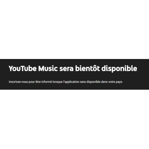 YouTube Music disponible à partir du 22 mai