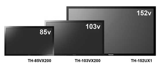 Panasonic commercialise un écran Plasma Full-HD 3D et 4K de 152 pouces