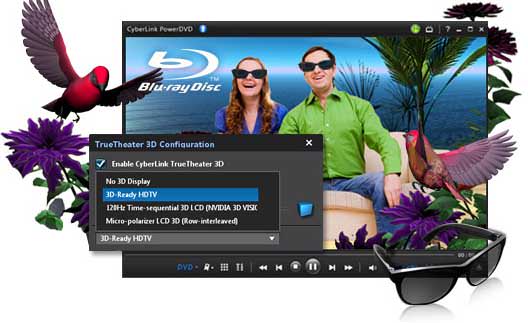 PowerDVD 10 : Compatible Blu-ray 3D et conversion 2D 3D