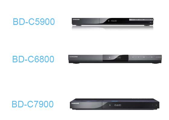 Samsung BD-C5900, BD-C6800, BD-C7900 : 3 lecteurs Blu-ray 3D