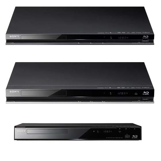 Sony dévoile 3 lecteurs Blu-Ray Disc dont 1 compatible 3D (Lunettes actives)