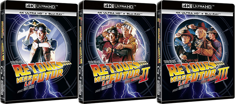 MAJ : Retour vers le Futur en éditions 4K Ultra HD Blu-ray individuelles le  9 juin