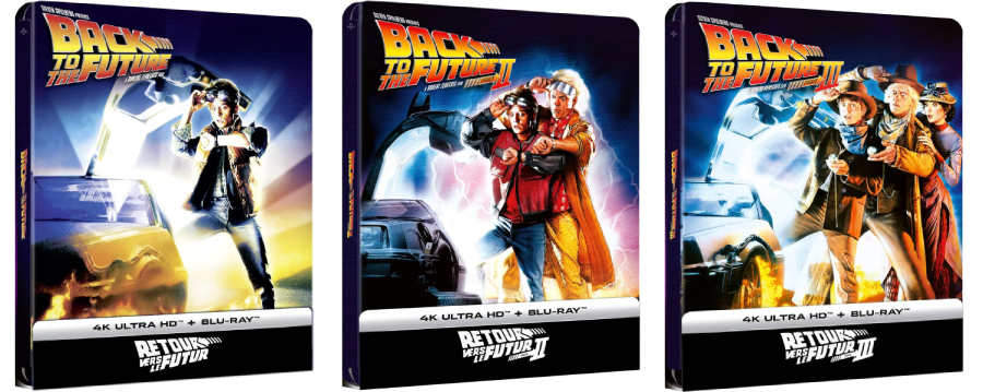 Retour vers le futur (Back to the future) Steelbook 4k trilogie 