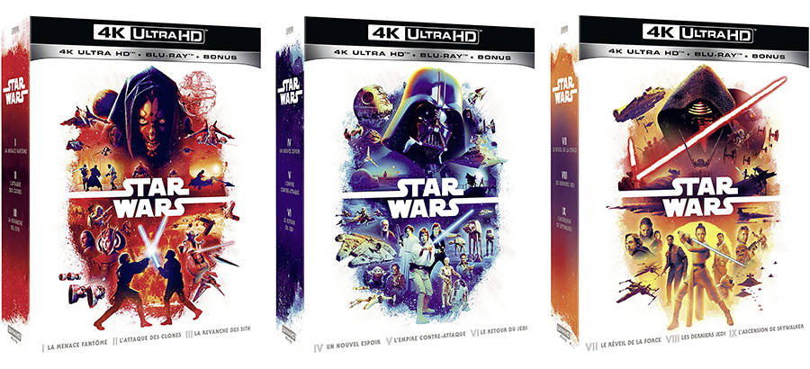 Coffret Star Wars Épisodes 1 à 3 Blu-ray 4K Ultra HD - Blu-ray 4K - Achat &  prix
