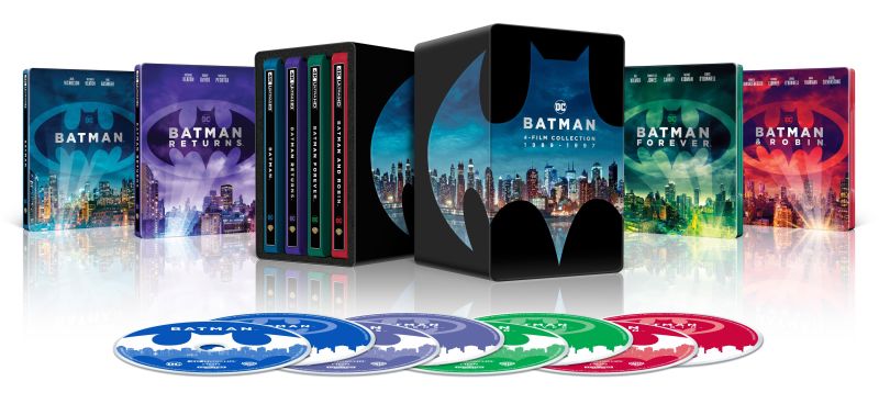 Batman : L'anthologie des Films 1989-1997 - Coffret Blu-Ray