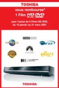 offre promotionnelle hd-dvd toshiba