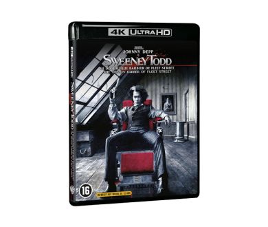 Test 4K Ultra HD Blu-ray : Sweeney Todd : Le Diabolique Barbier de Fleet Street (2007)